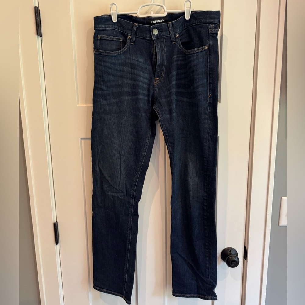 Express Classic Slim Dark Wash Jeans